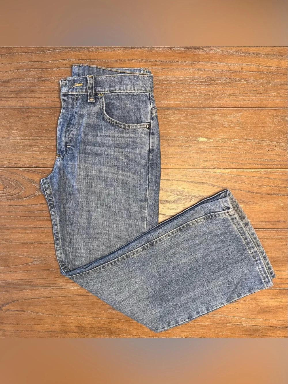 Wrangler Kids Light Blue Straight-Leg Jeans #10